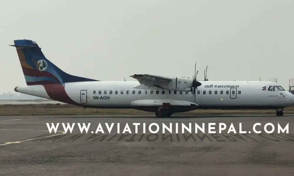 Yeti Airlines new ATR 72-500 aircraft - Aviation in Nepal